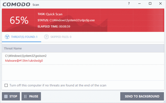 Run A Quick Scan, Scan My PC, Virus Scan, Virus Removal | Client Security
